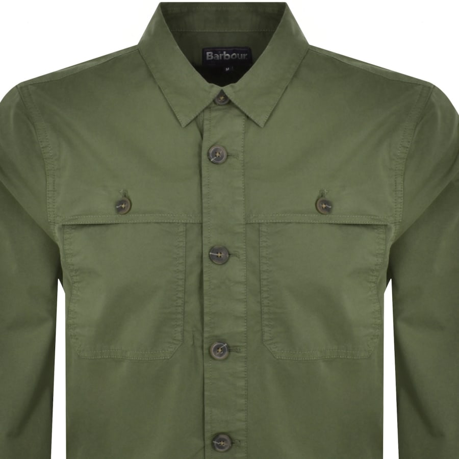 Barbour shirts mens Green best sale